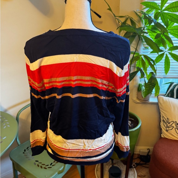 Halogen Multicolor Striped Cardigan - Picture 2 of 3